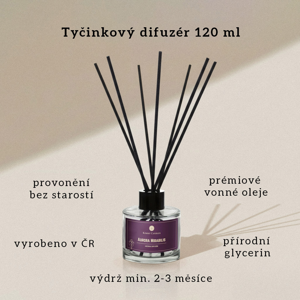 kimmy candles tycinkovy difuzer
